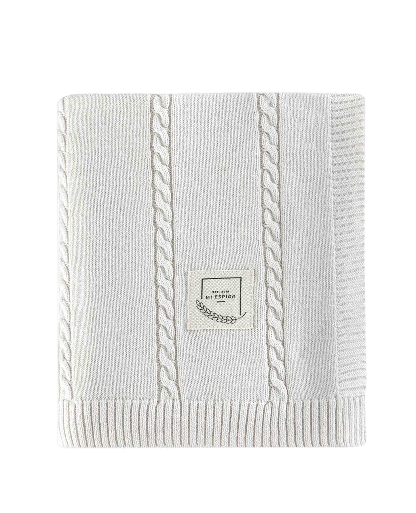 Knitted Baby Blanket Me Classic - 80 x 100cm