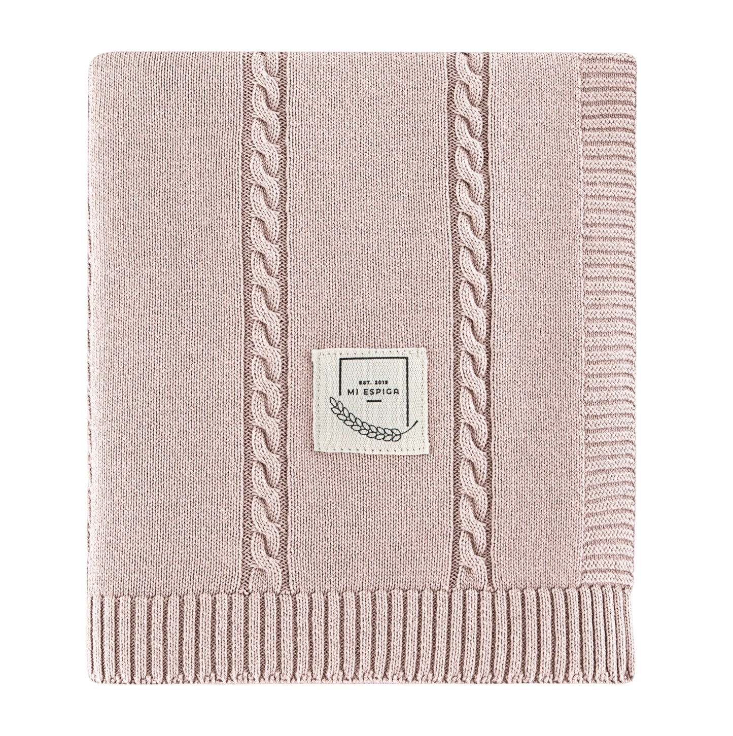 Knitted Baby Blanket Me Classic - 80 x 100cm