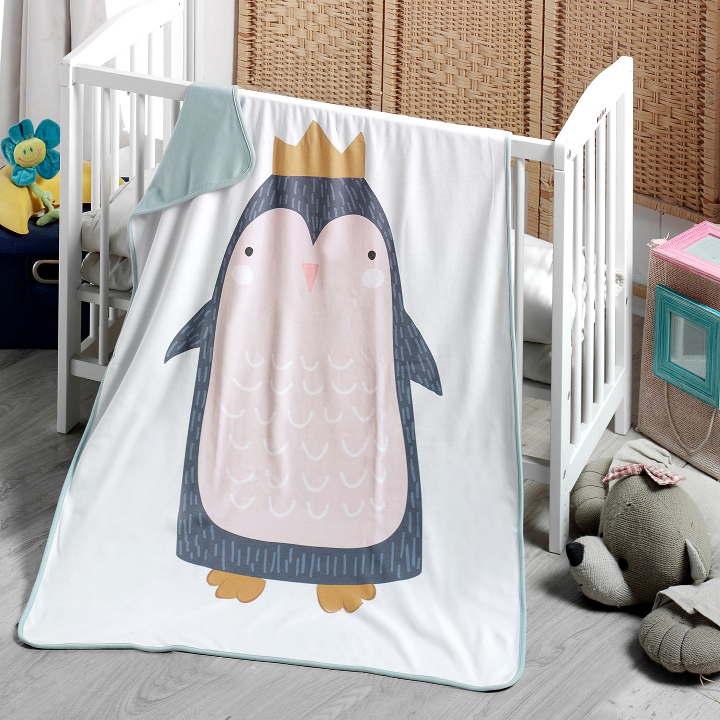 Penguin Baby Blanket 75 x 100cm