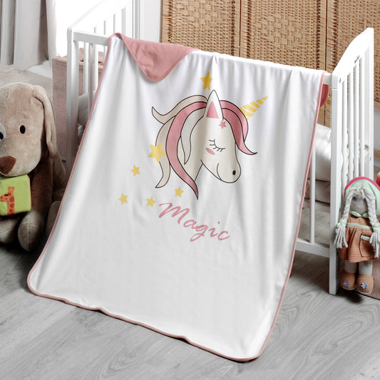 Unicorn Baby Blanket 75x100