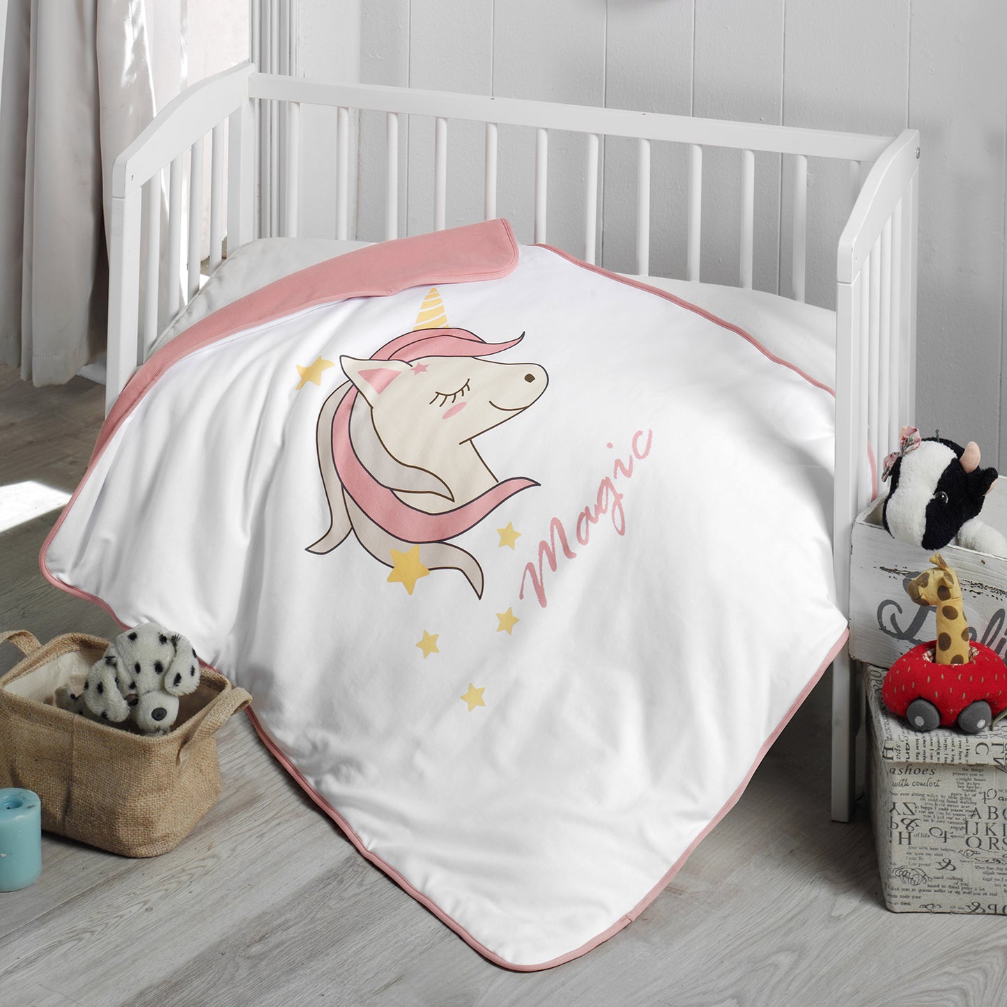 Unicorn Fiber Insulation Baby Blanket 75 x 100