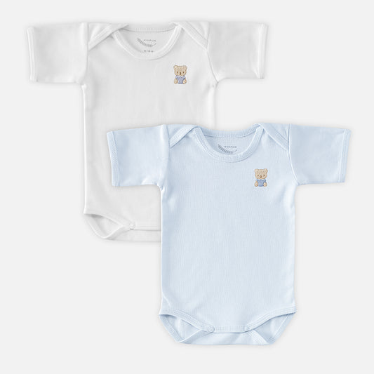 Little Bear Short Sleeve Bodysuit - Set of 2