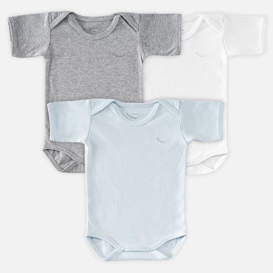 MI Classic Short Sleeve Bodysuit - Set of 3