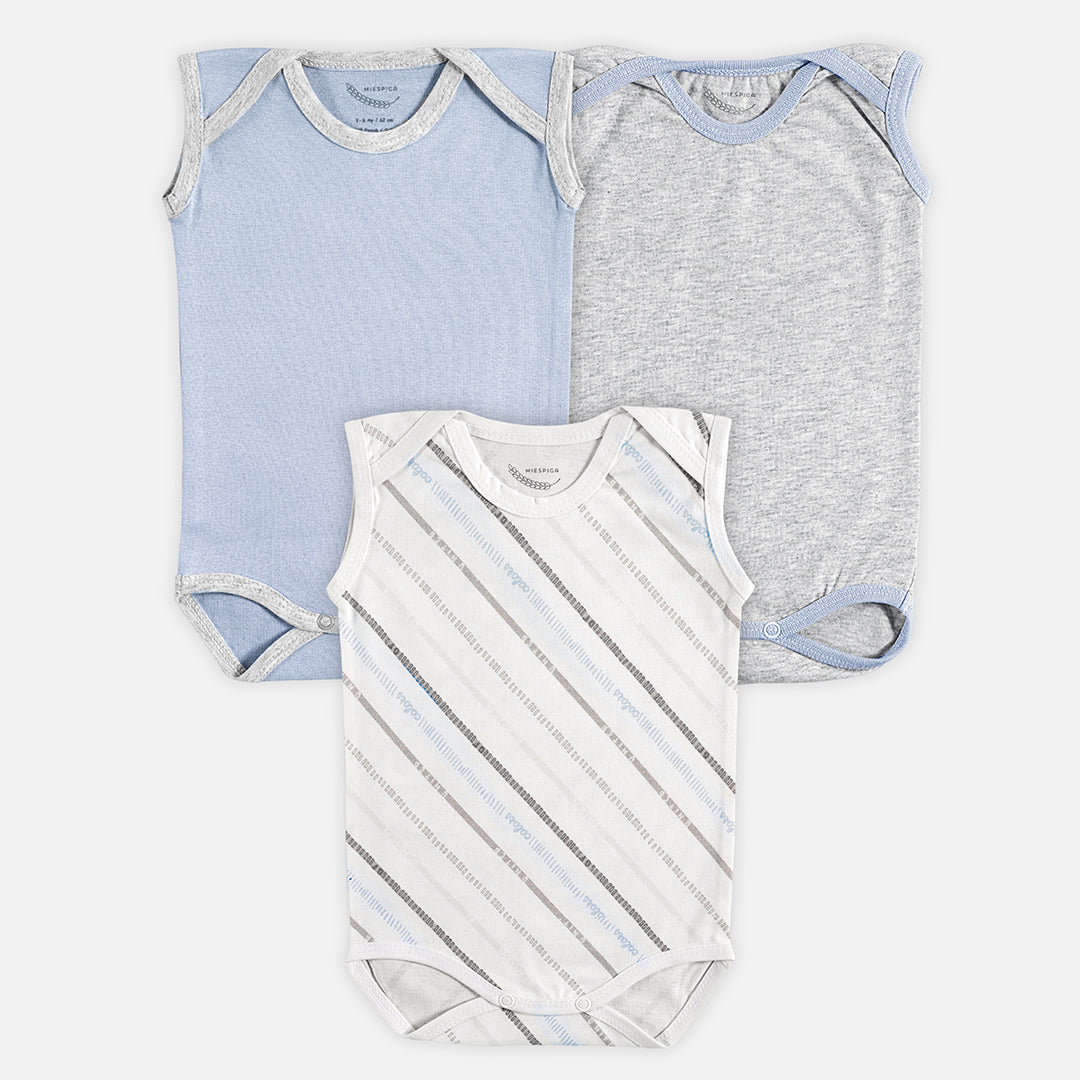 United Baby Sleeveless Bodysuit - 3 piece