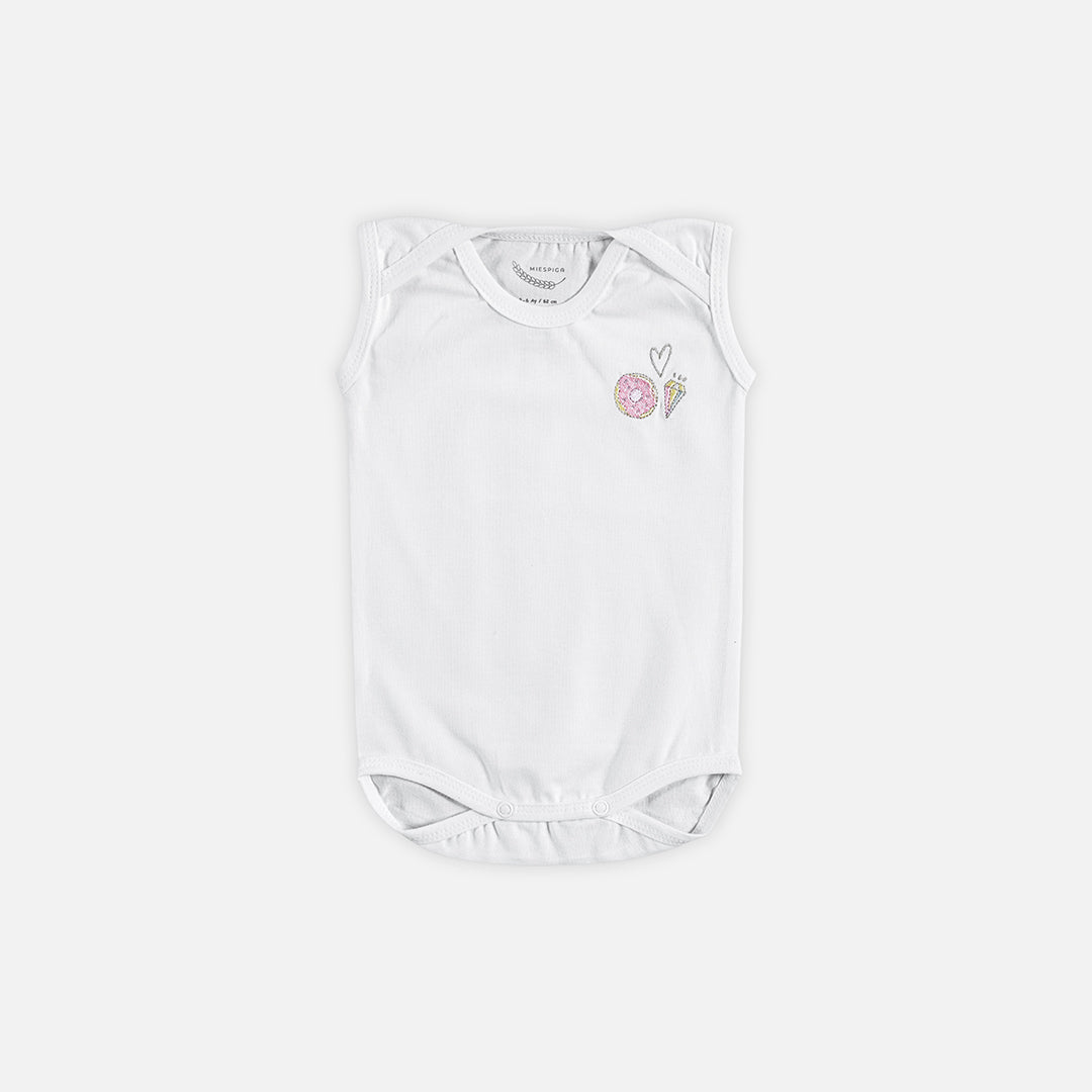 Sweet Dream Sleeveless Bodysuit - Set of 3