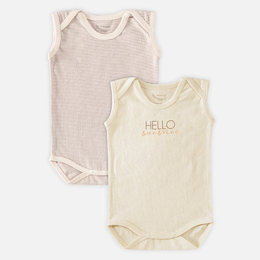 Hello Sunshine Sleeveless Bodysuit - 2 piece