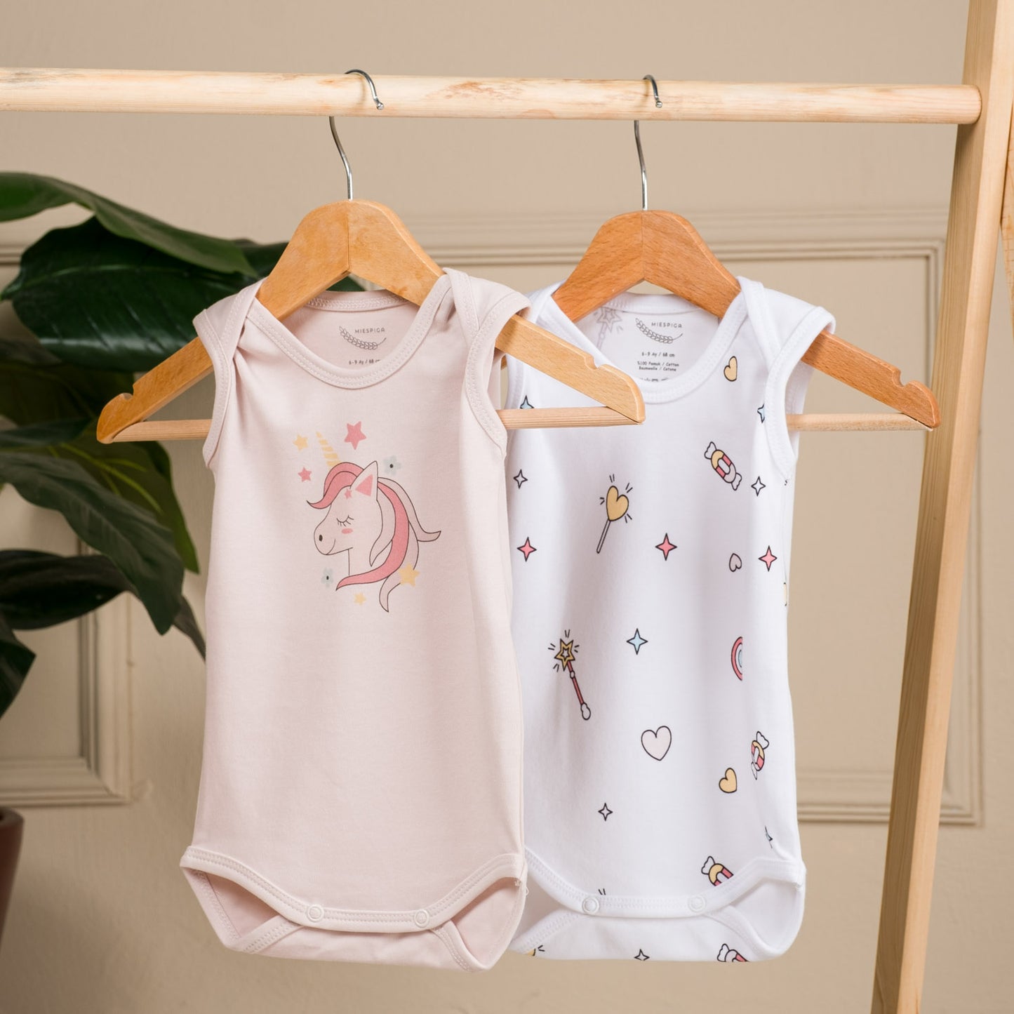 Unicorn Sleeveless Bodysuit - 2 piece