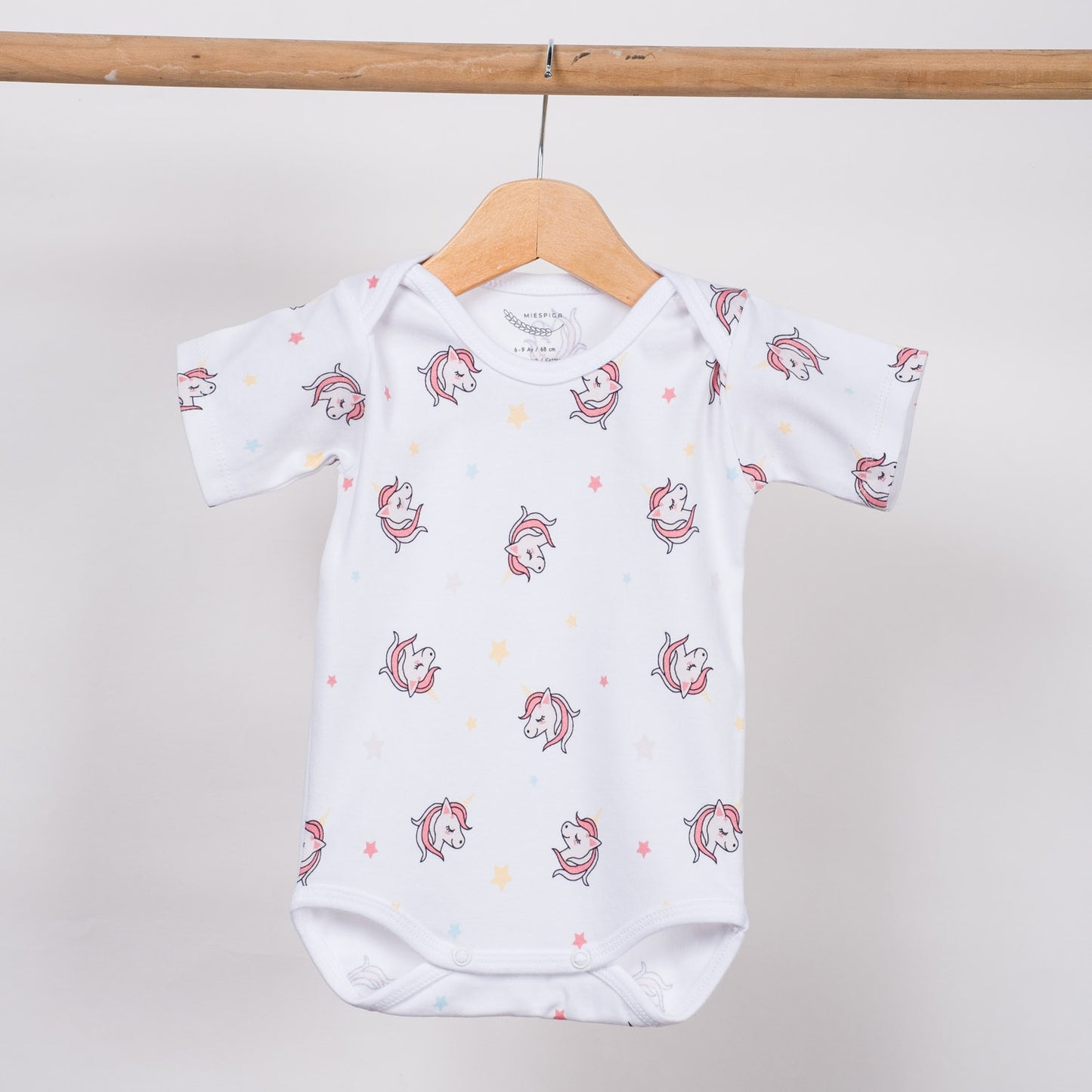 Unicorn Short Sleeve Bodysuit - 3 piece