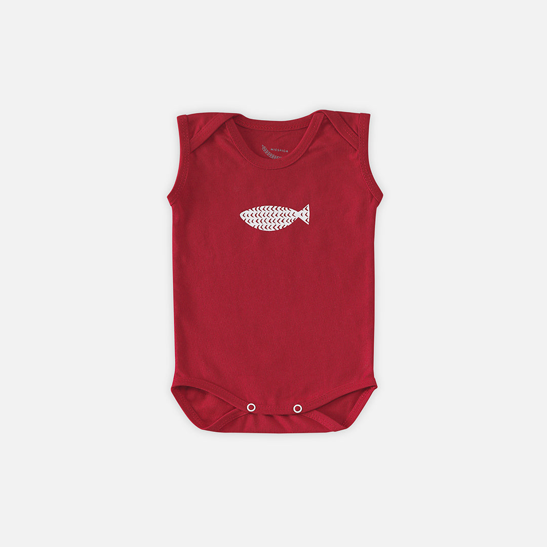 Fish Baby Sleeveless Bodysuit - Set of 3