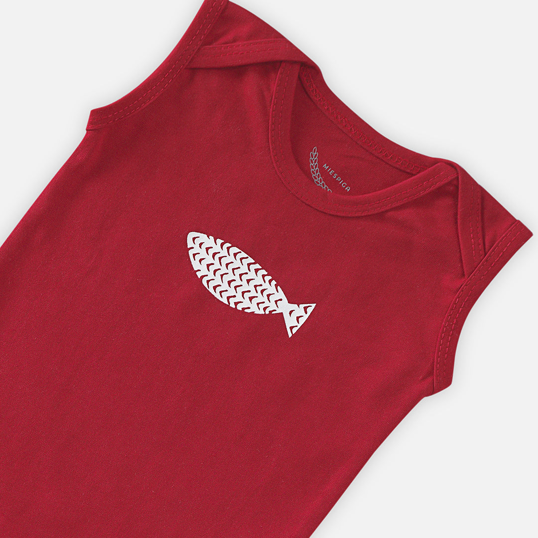 Fish Baby Sleeveless Bodysuit - Set of 3