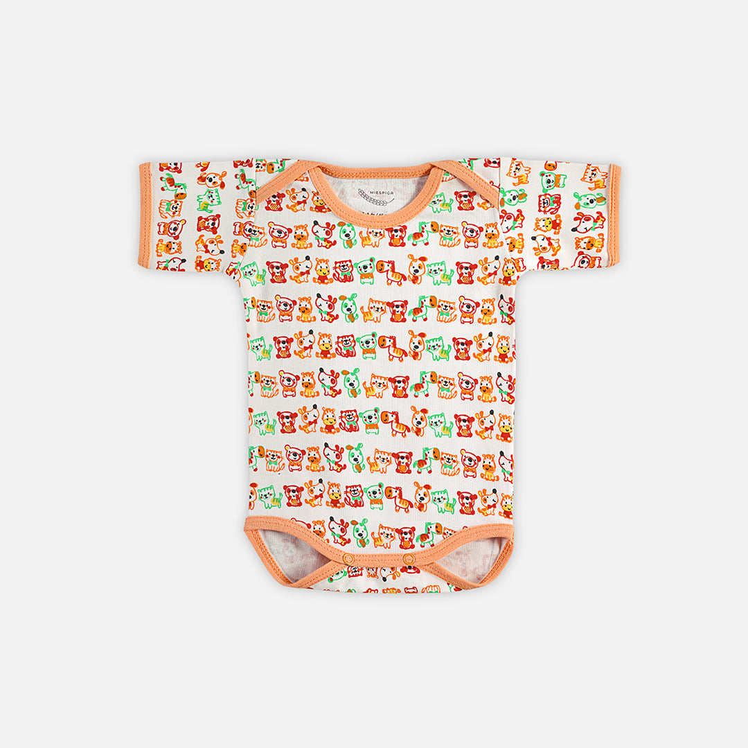 Animals Short Sleeve Bodysuit - 2 piece