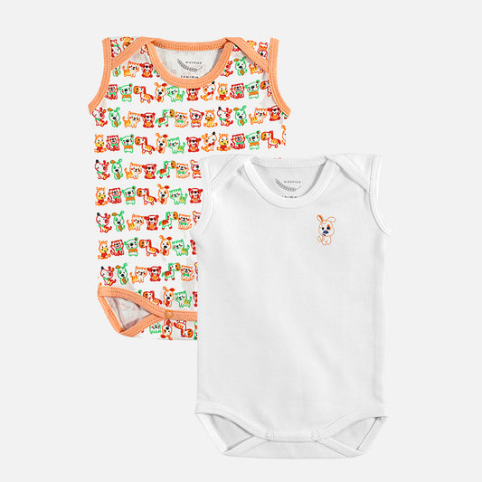 Animals Sleeveless Bodysuit - 2 piece