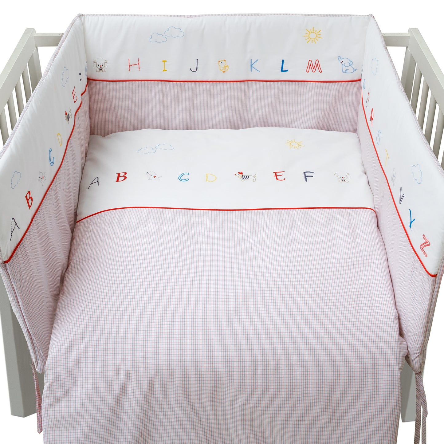 Alphabet Cot Protection Barrier