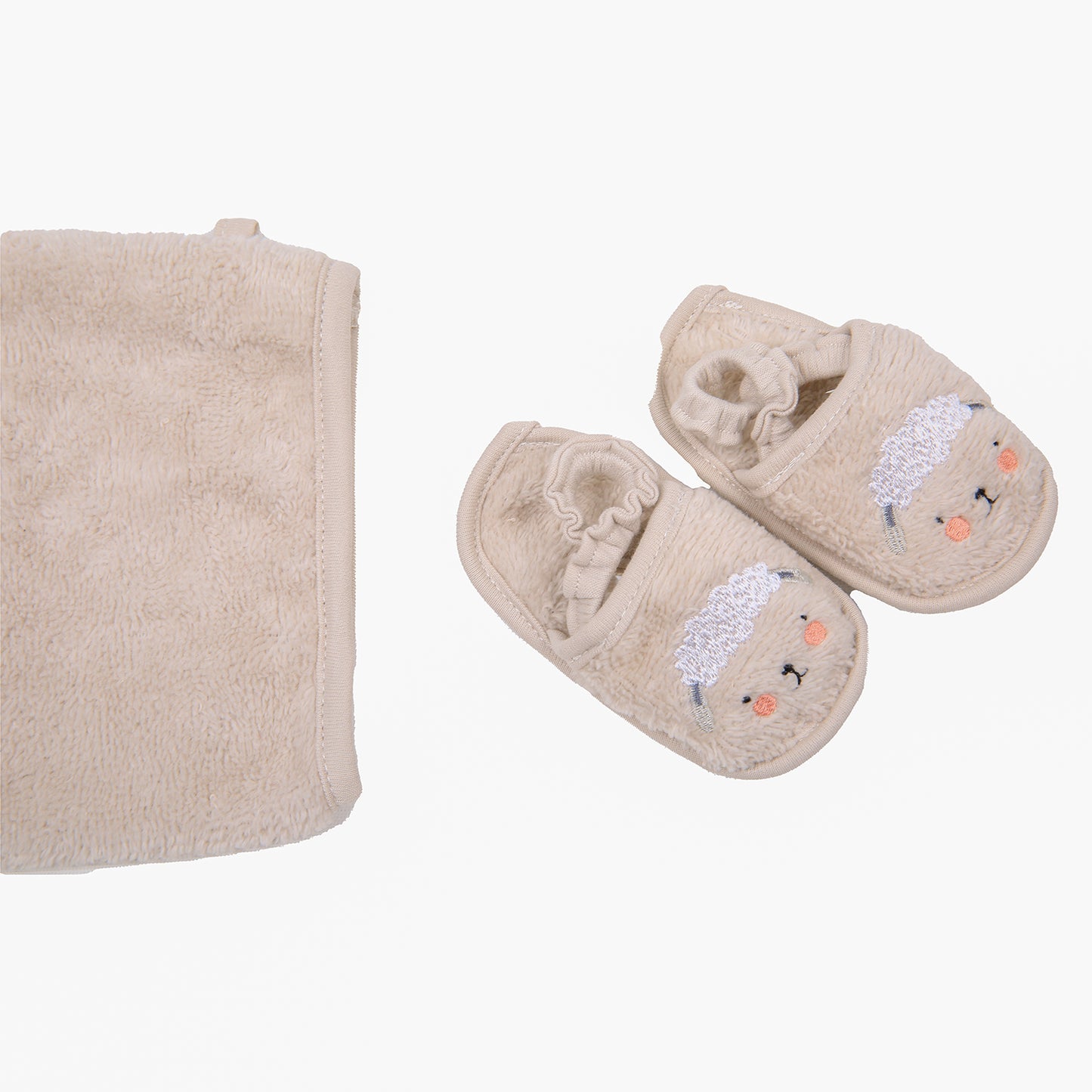 Lamb Towel Swaddle Bag Set - 3 piece