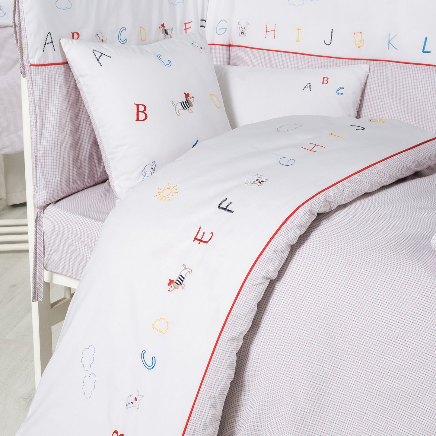 Alphabet Cot Protection Barrier