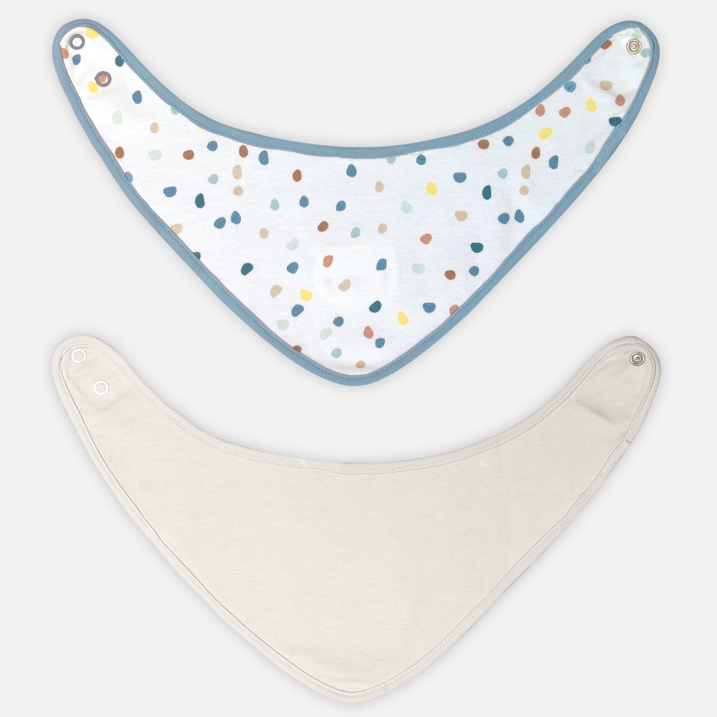 Lamb Printed Triangle Bib - 2 piece