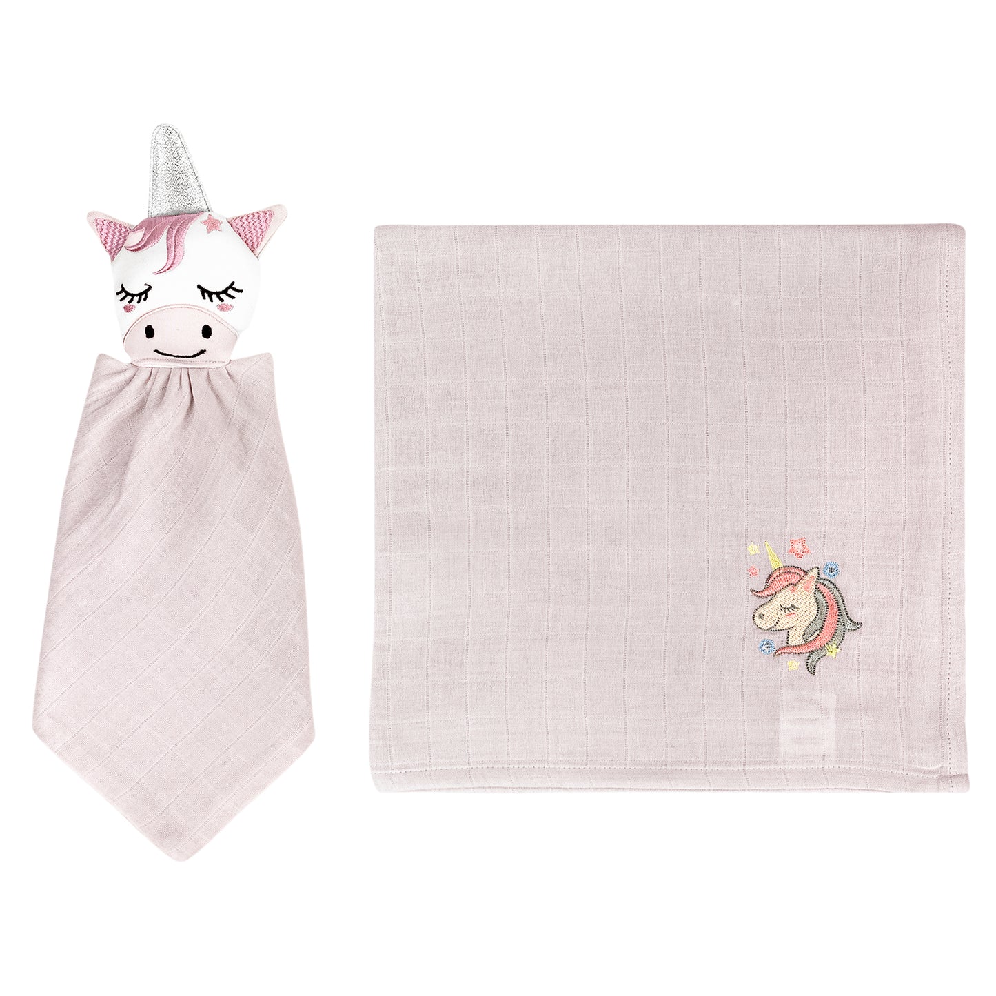 Unicorn Sleeping Companion + Muslin Set