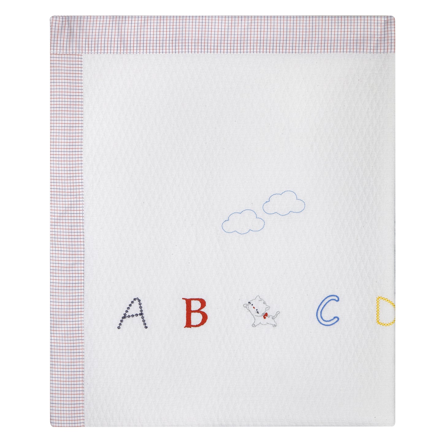 Alphabet Baby Crib Blanket 75 x 90