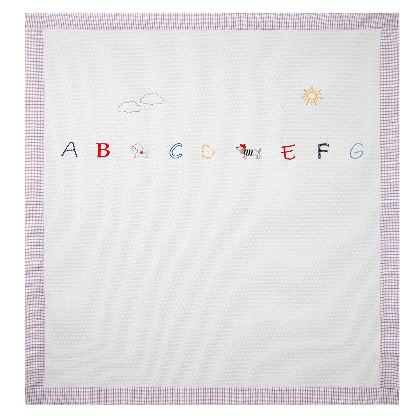 Alphabet Baby Crib Blanket 75 x 90