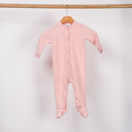 Zigzag Patterned Baby Jumpsuit