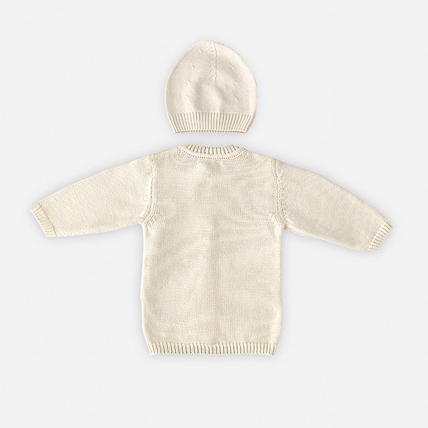 Knitted Cardigan & Beanie Set Sycamore - 2 piece